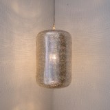 HANGING LAMP LMP FLSK BRASS SILVER PLATED 40 - HANGING LAMPS